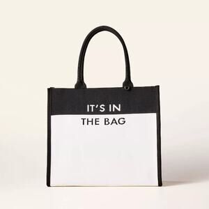 NWT Kate Spade X Target Women's Large Polka Dot Tote Bag Black & White Chic‎